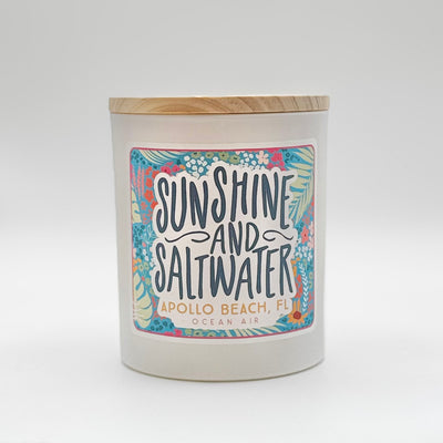 Candles By Sincere Surroundings - 
Sunshine Saltwater/Apollo Beach - Ocean Air