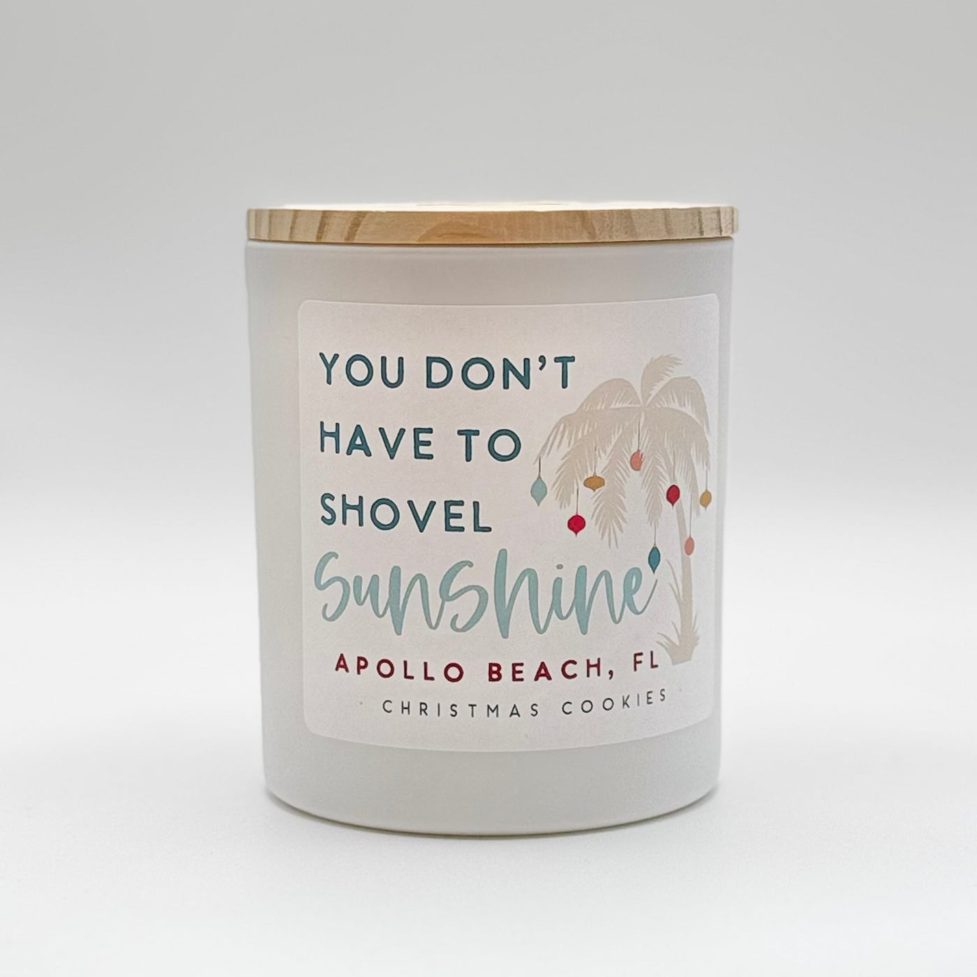 Winter Holiday Decor By Sincere Surroundings - Candle - Shovel Sunshine /Apollo Beach - Christmas Cookie