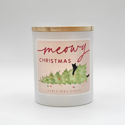 Winter Holiday Decor By Sincere Surroundings - Candle - Meowy Christmas - Christmas Cookies