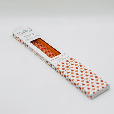 Pumpkins + Orange Reusable Straw Set