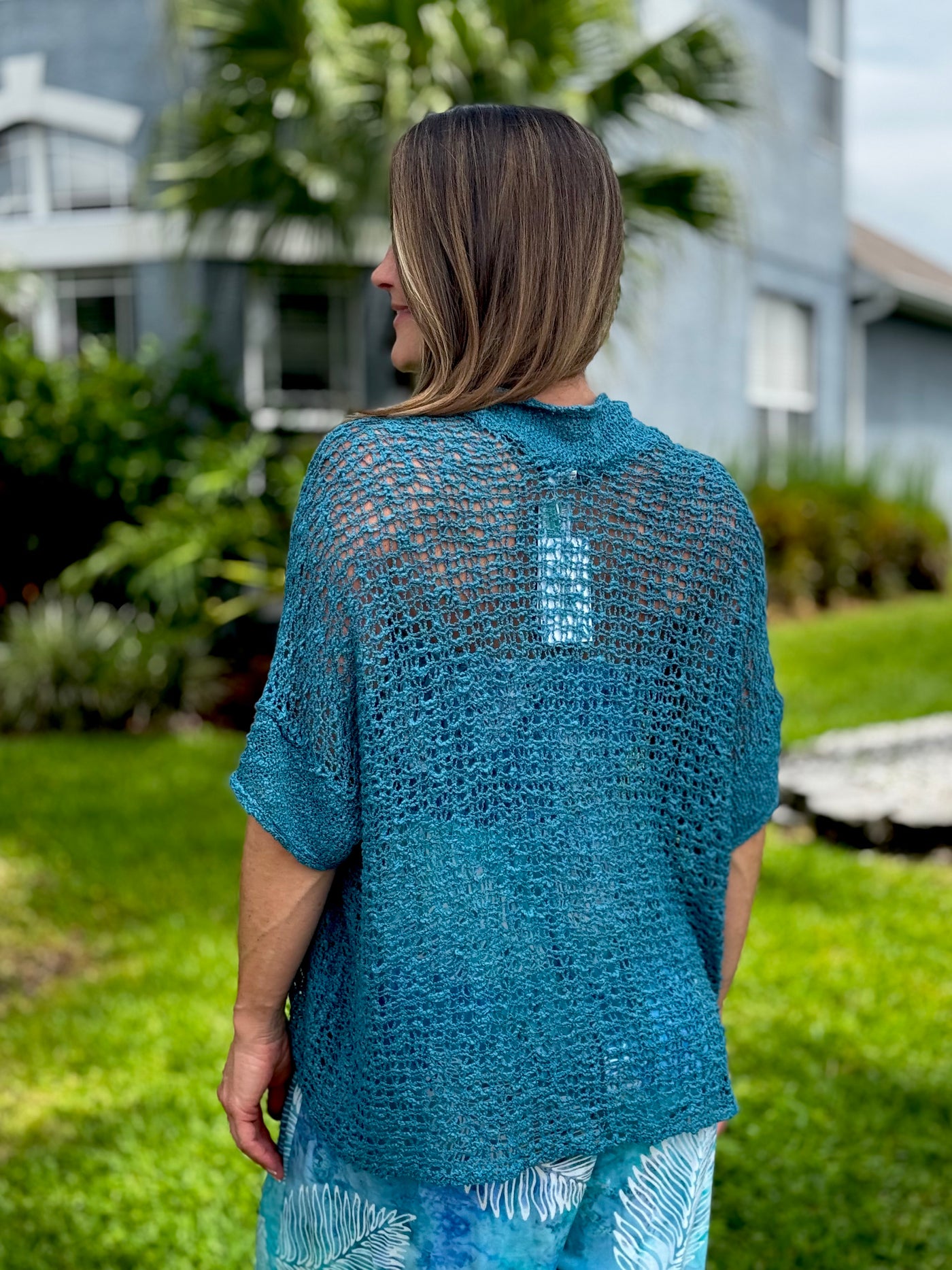 The Leah Cardigan - Steel