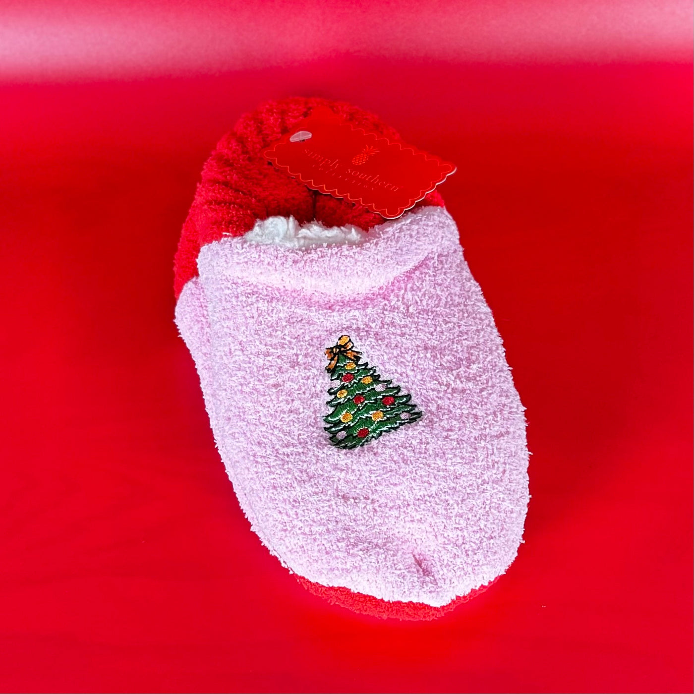 So Soft Sherpa Slippers By Simply Southern - Tree