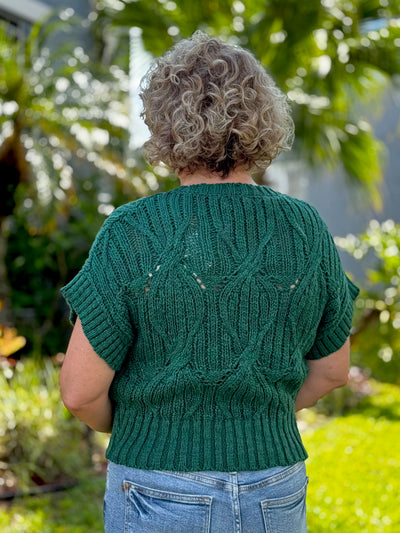 The Abby Sweater - Hunter Green