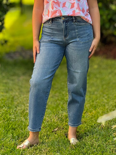 Finely Aged Barrel Jeans By Judy Blue