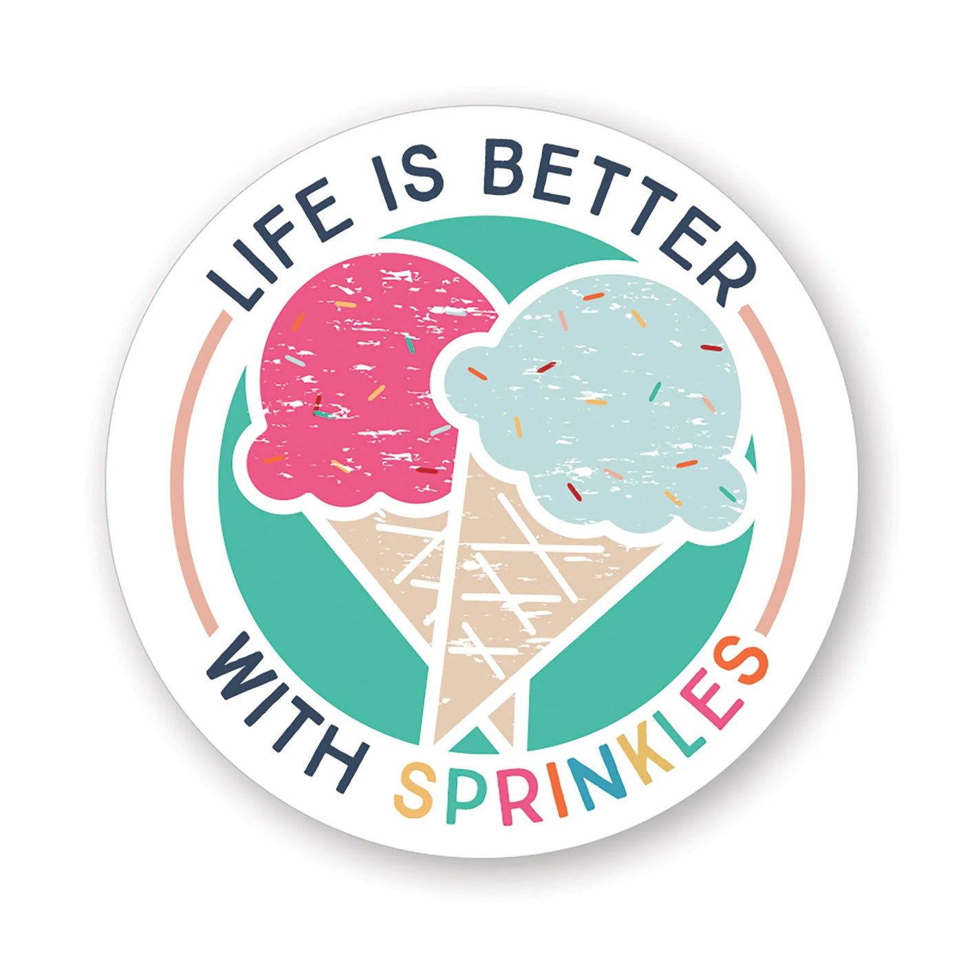 Sincere Surroundings Home Gifts - Sticker - Life Better Sprinkles