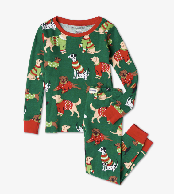 Family Pajama Sets In Woofing Christmas