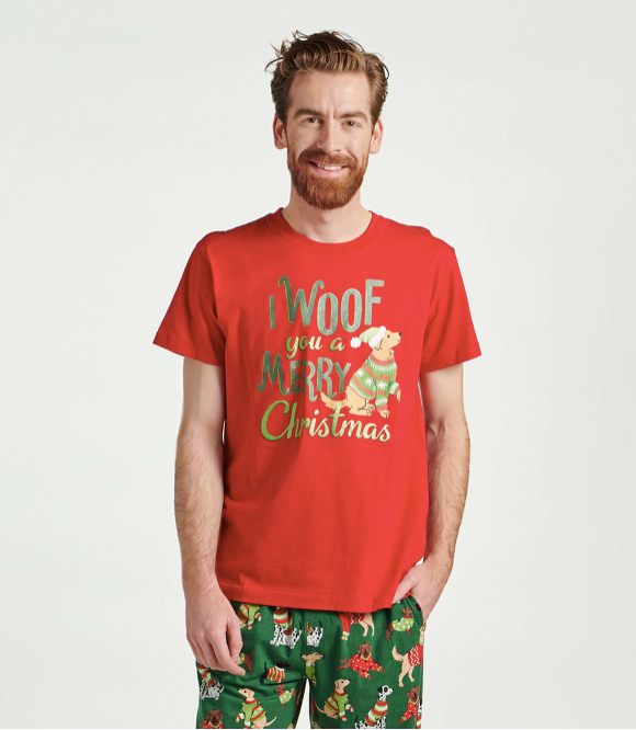 Family Pajama Sets In Woofing Christmas