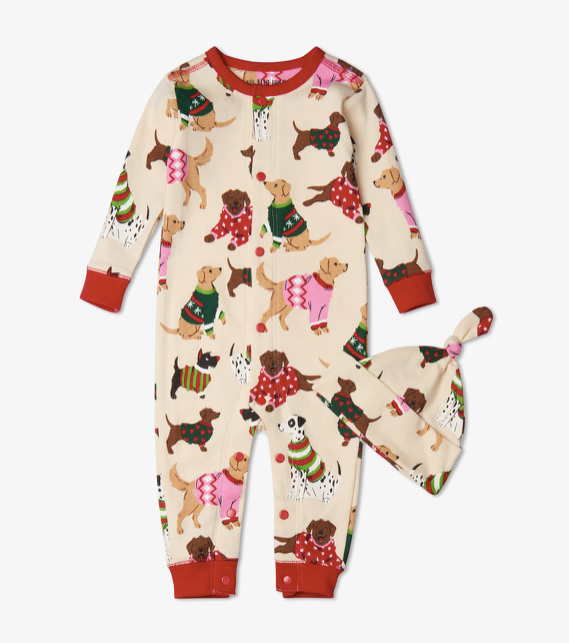 Family Pajama Sets In Woofing Christmas