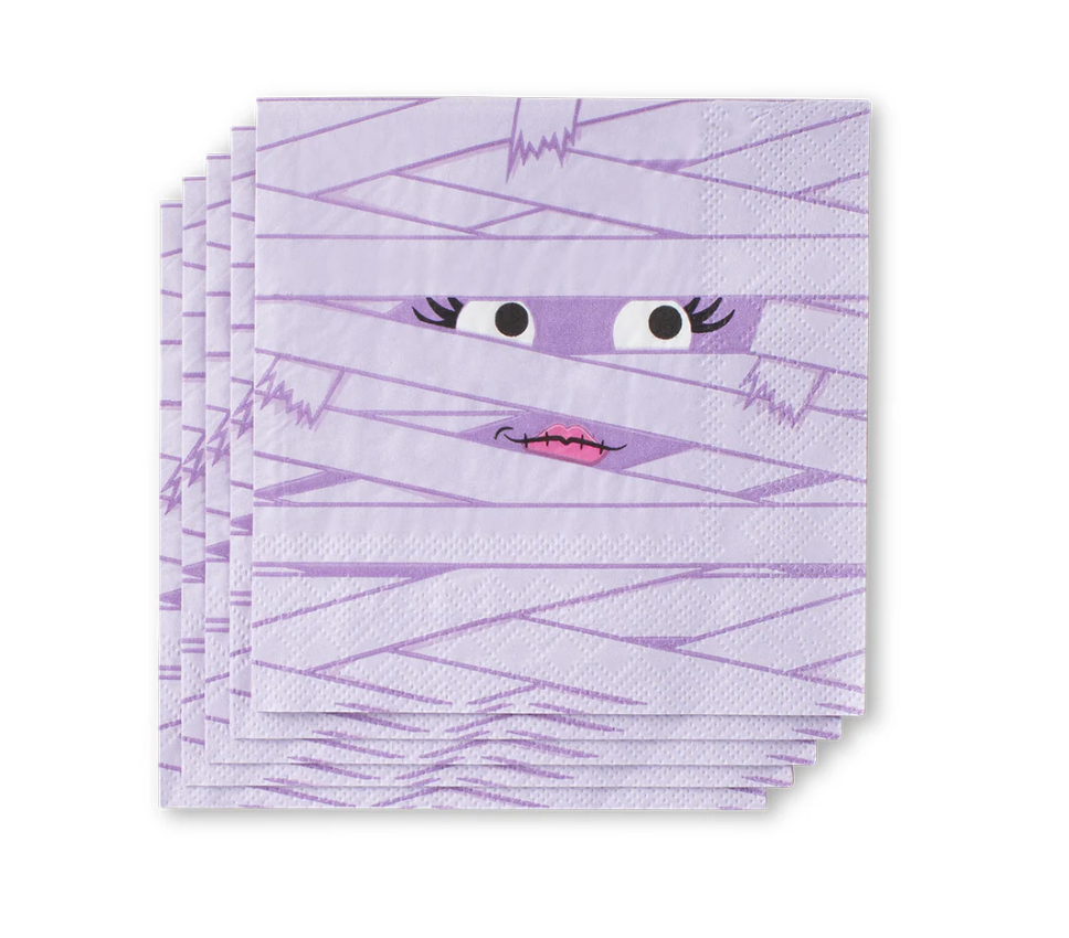 Swig Life Fall and Halloween Collection - Boo Crew Mummy Cocktail Napkins