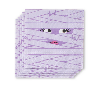 Swig Life Fall and Halloween Collection - Boo Crew Mummy Cocktail Napkins