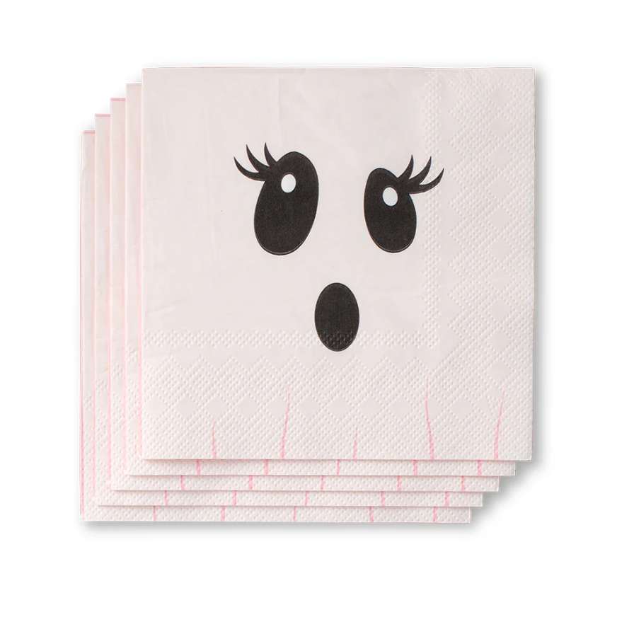 Swig Life Fall and Halloween Collection - Boo Crew Ghost Cocktail Napkins