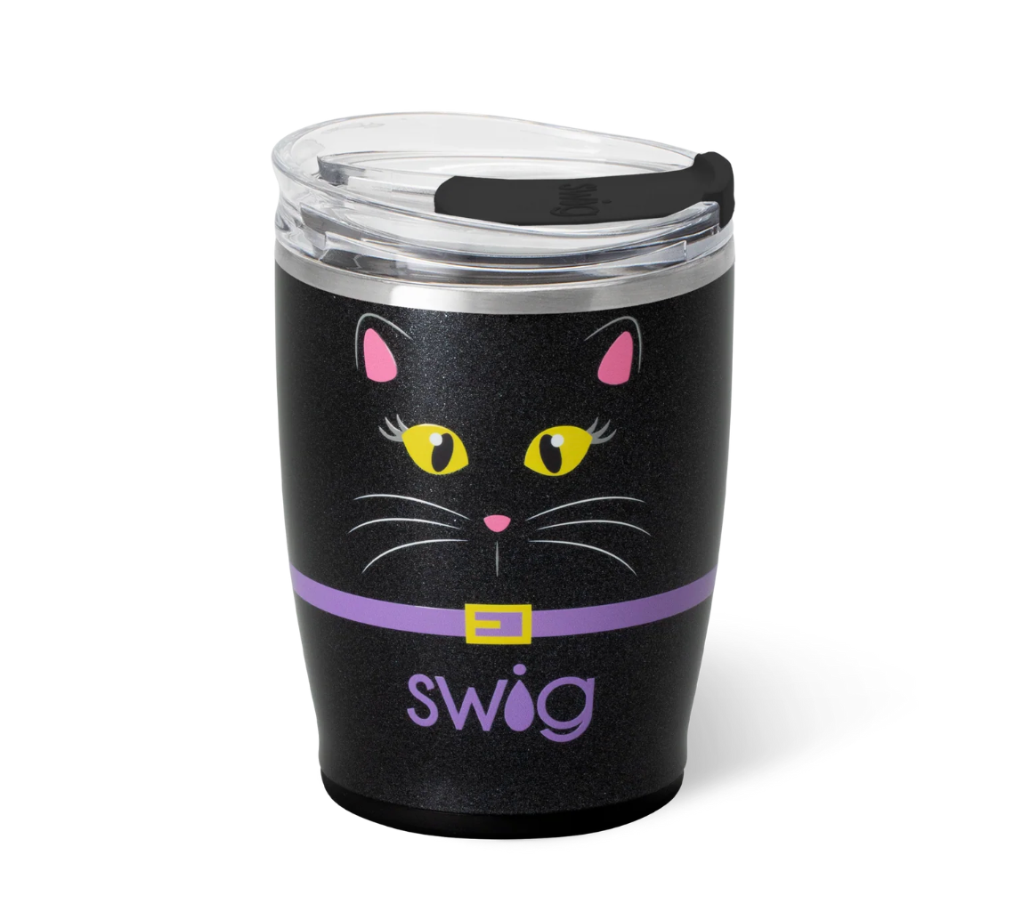 Swig Life Fall and Halloween Collection - Boo Crew Cat Tumbler (12oz)