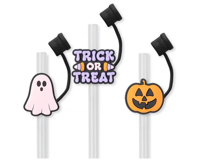 Swig Life Fall and Halloween Collection - Trick Or Treat Straw Topper Set