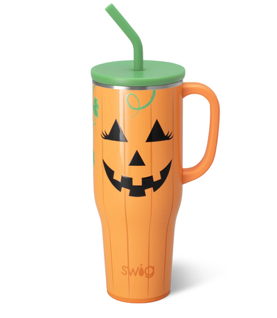 Swig Life Fall and Halloween Collection - Boo Crew Pumpkin Mega Mug (40oz)