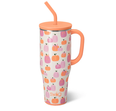 Swig Life Fall and Halloween Collection - Pumpkins And Bows Mega Mug (30oz)
