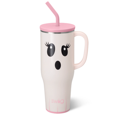 Swig Life Fall and Halloween Collection - Boo Crew Ghost Mega Mug (40oz)