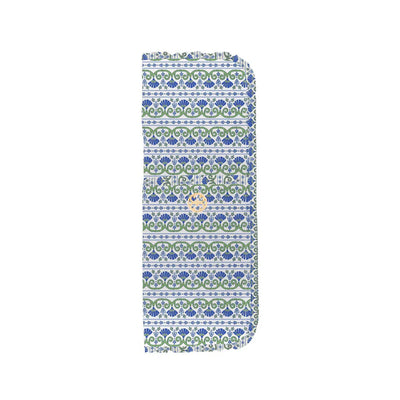 Accessories By Mary Square - Hot Tool Covers - Navy Floral Foulard