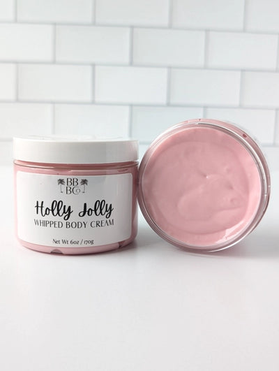 Beachy Bubbles Bath Co Winter Holiday Collection - Holly Jolly Whipped Body Cream