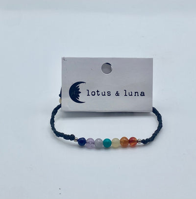 Lotus & Luna - Orbit Braided - Turquoise (Black)