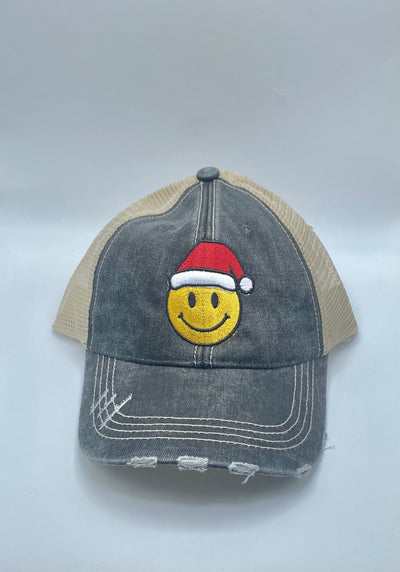 Keep On Truckin' Hats - Santa Happy Face