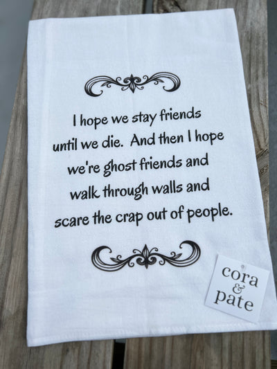 Snark And Sass Dish Towels - Ghost Friends