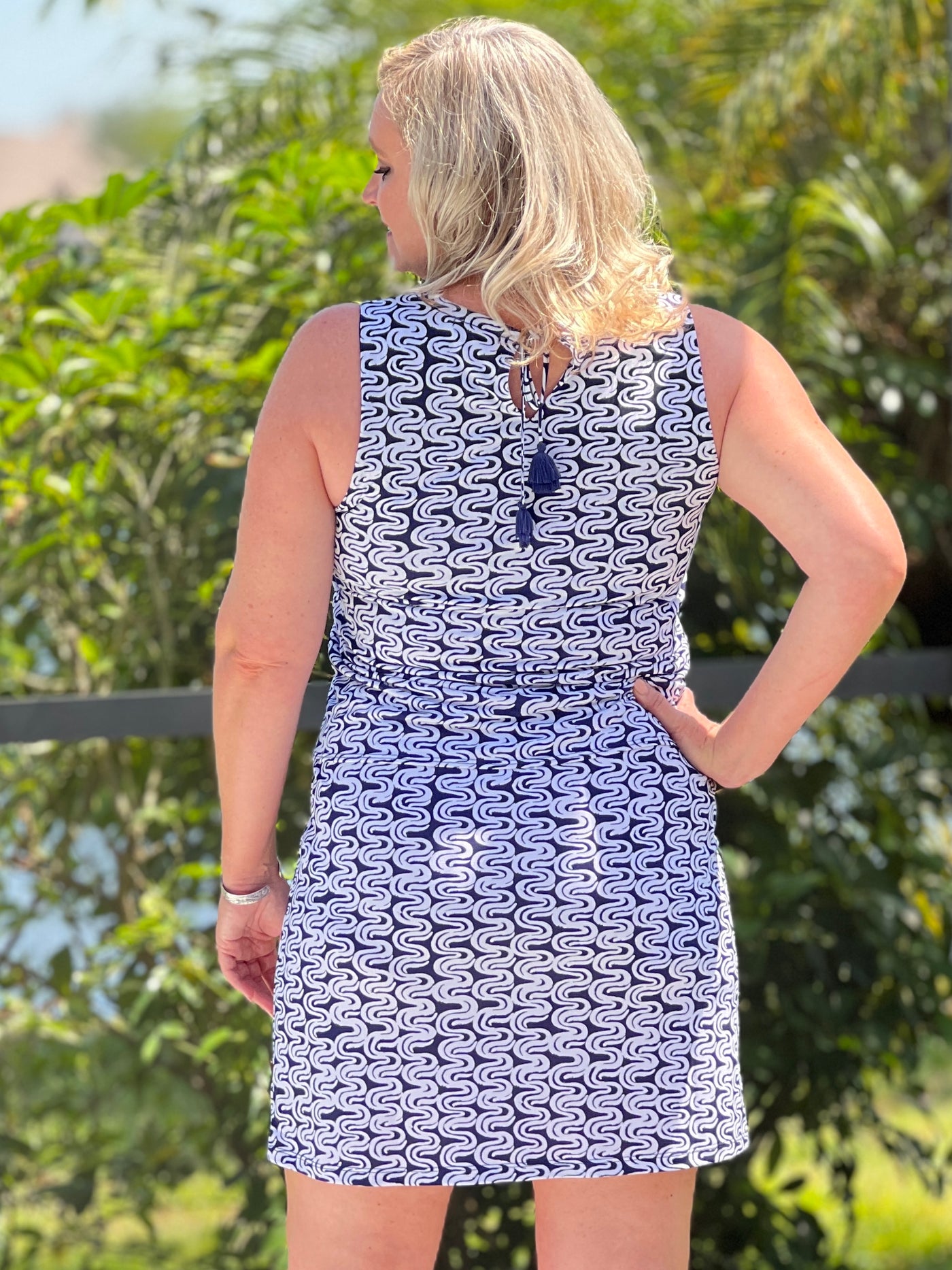The Roberta Dress In Waves By Hatley