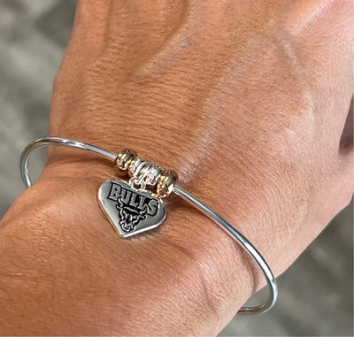 PCHS Bulls Spirit Cuff Bracelet