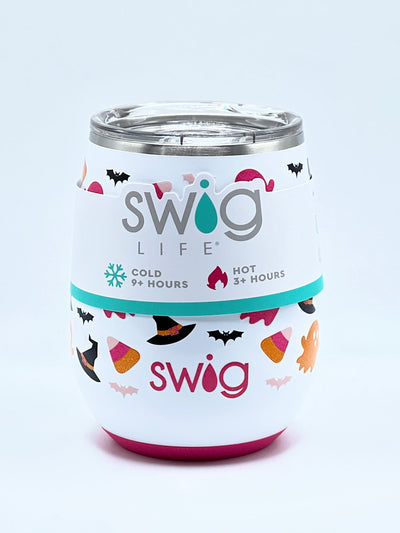 Swig Life Halloween Collection - Hey Boo Stemless Wine Cup 14oz