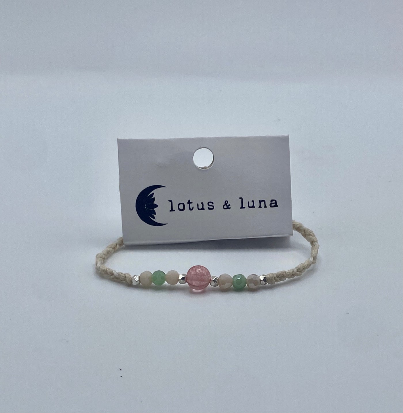 Lotus & Luna - Orbit Braided - Quartz (Off White)