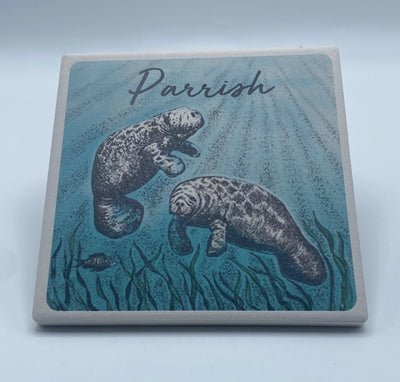 Gifts By Barlow Designs - Coaster - Manatee Pair