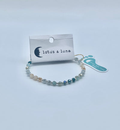 Lotus & Luna -  Shimmer Anklet - Pastel