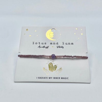 Lotus & Luna - Goddess - Amethyst Braided