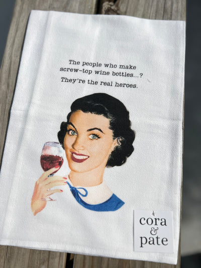 Snark And Sass Dish Towels - Real Heroes