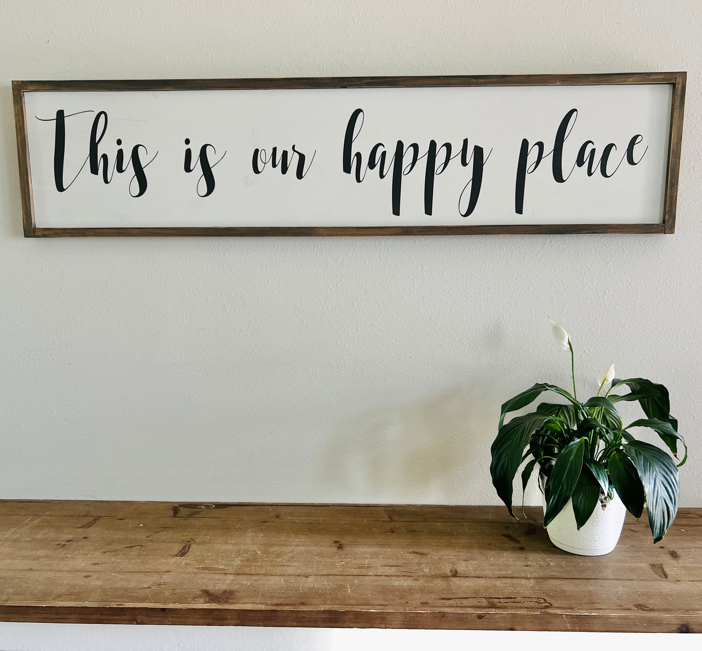The Painted Knot This Is Our Happy Place Sign