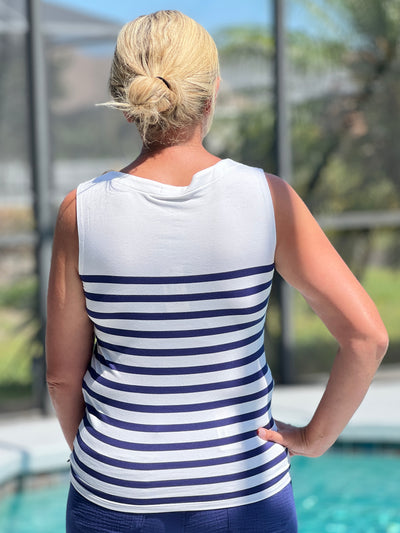 The Everyday Tank In Maritime Stripes By Hatley