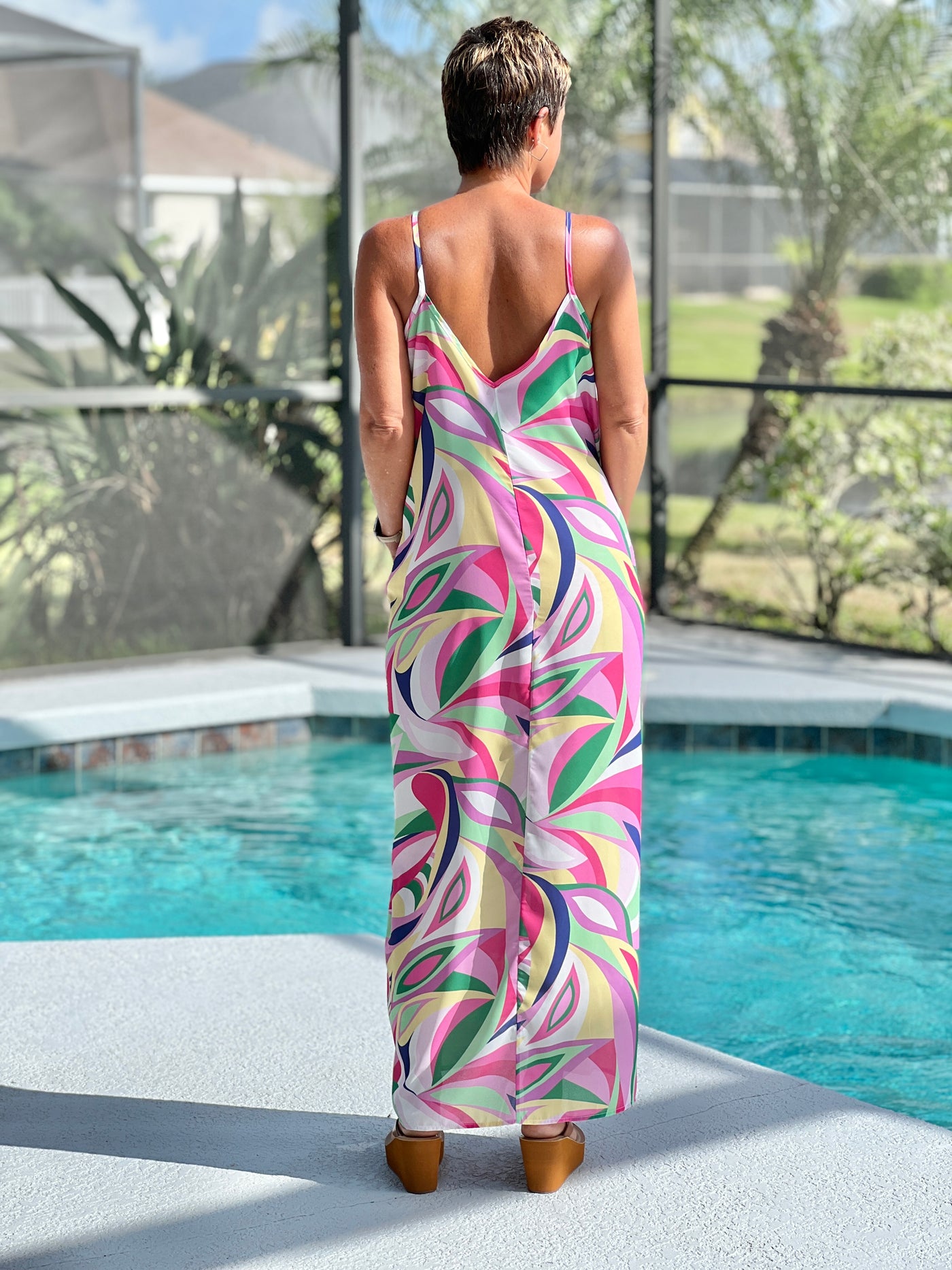 Swirling In The Tropics Dress