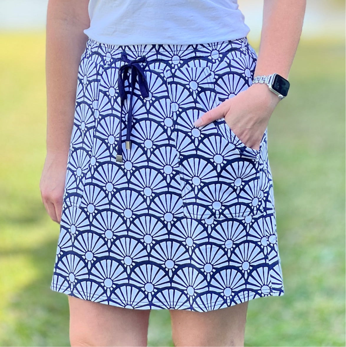 The Christine Skirt in Sunblocks by Hatley