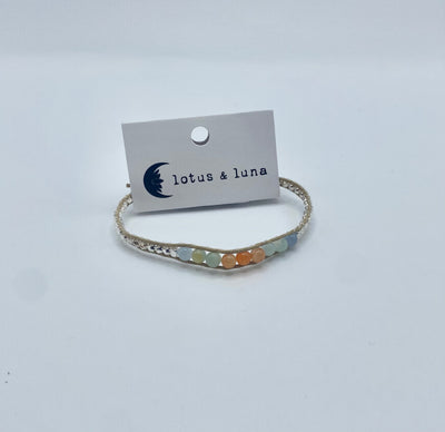 Lotus & Luna - Island Single Bracelet - Gray Thread