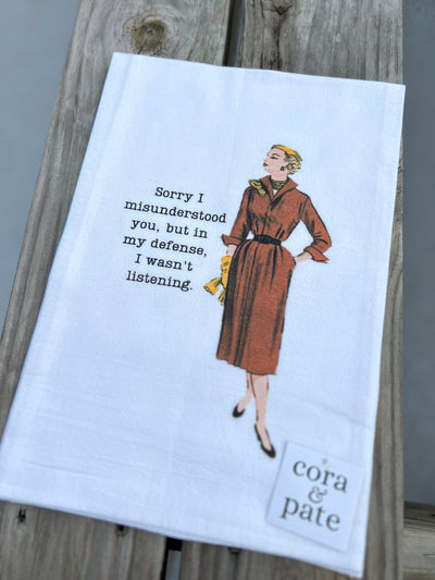 Snark And Sass Dish Towels - Missunderstood