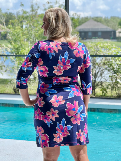 Lucy Dress In Bold Blossoms by Hatley