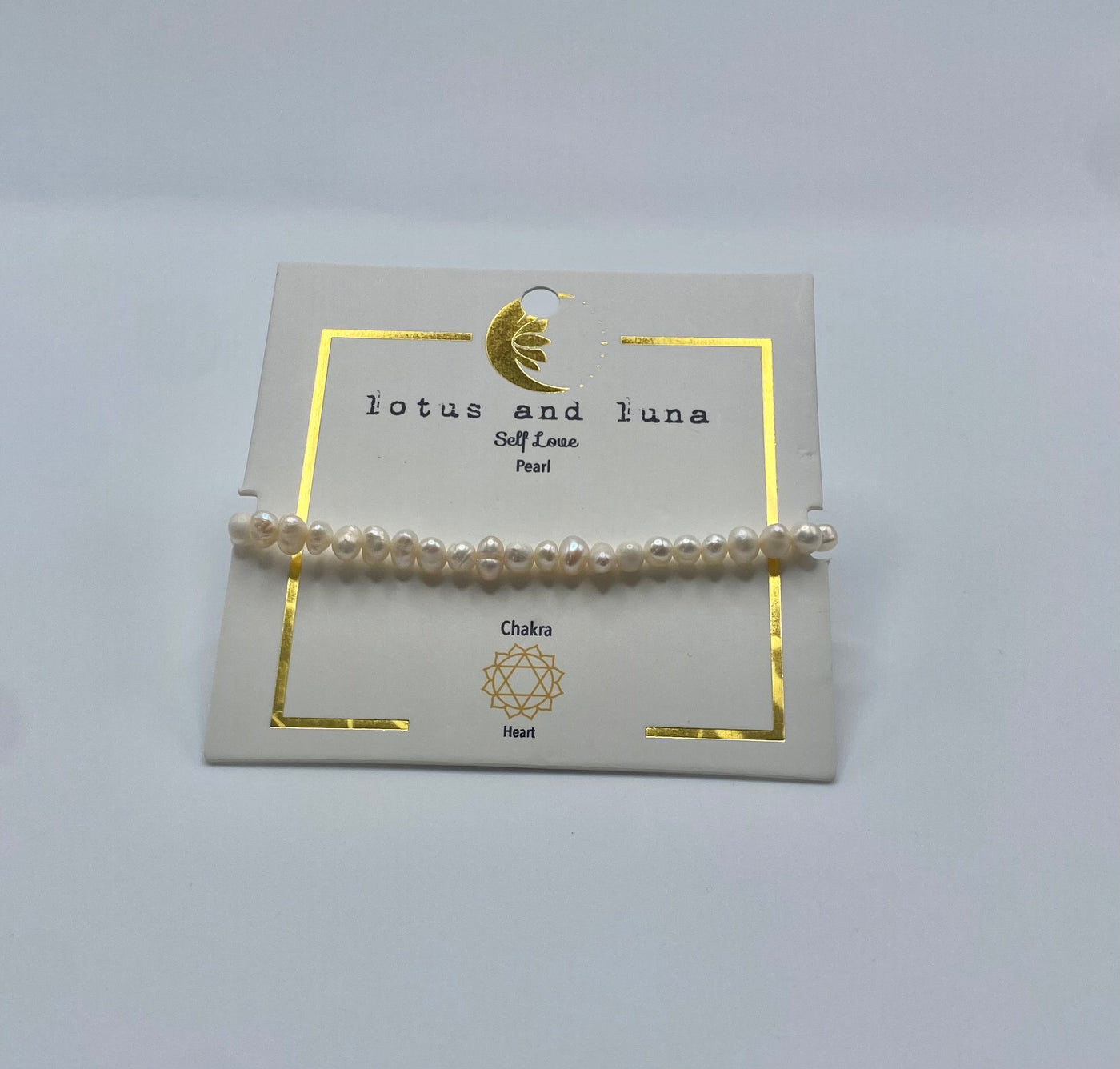 Lotus & Luna - Healing Bracelets 4mm - Self Love (Pearl)