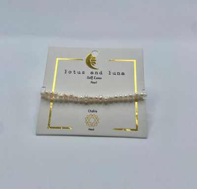 Lotus & Luna - Healing Bracelets 4mm - Self Love (Pearl)