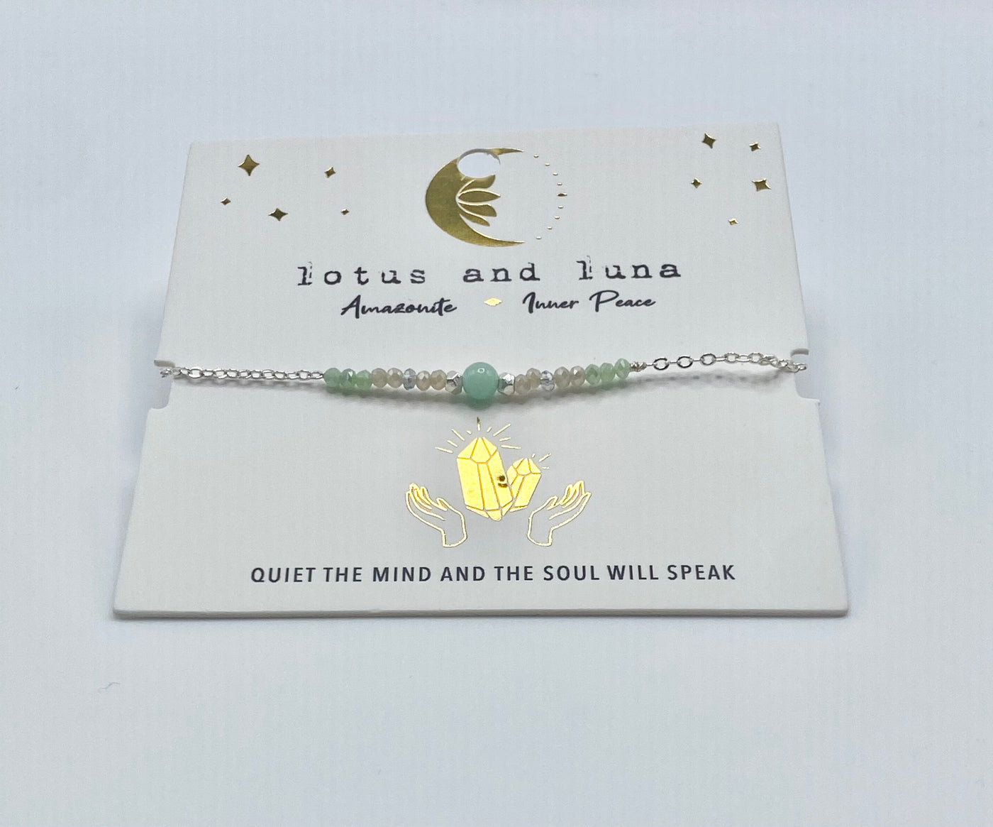 Lotus & Luna - Goddess - Amazonite Silver