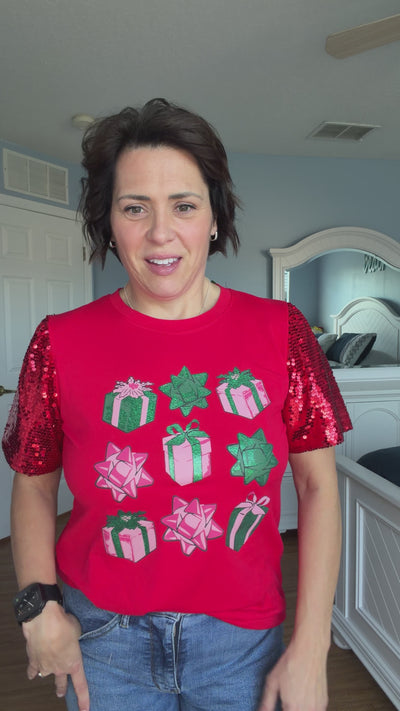 Here For The Presents Top