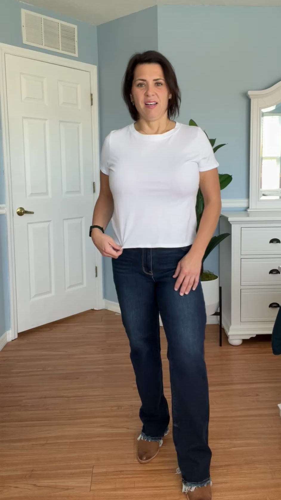 Straight To The Point Straight Leg Jeans By Judy Blue