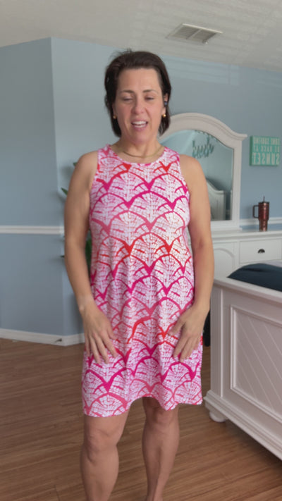 Tank Dress In Cabana Rainbow By Capelton Road