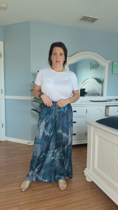Oceanside Palazzo Pants
