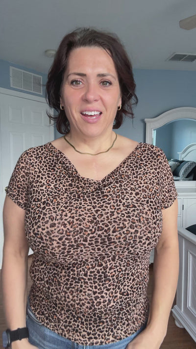 Leopard Luxury Top