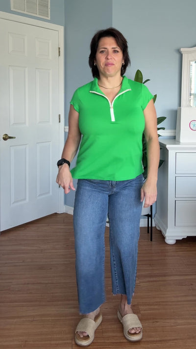 Classically Cropped Raw Hem Jeans By Judy Blue