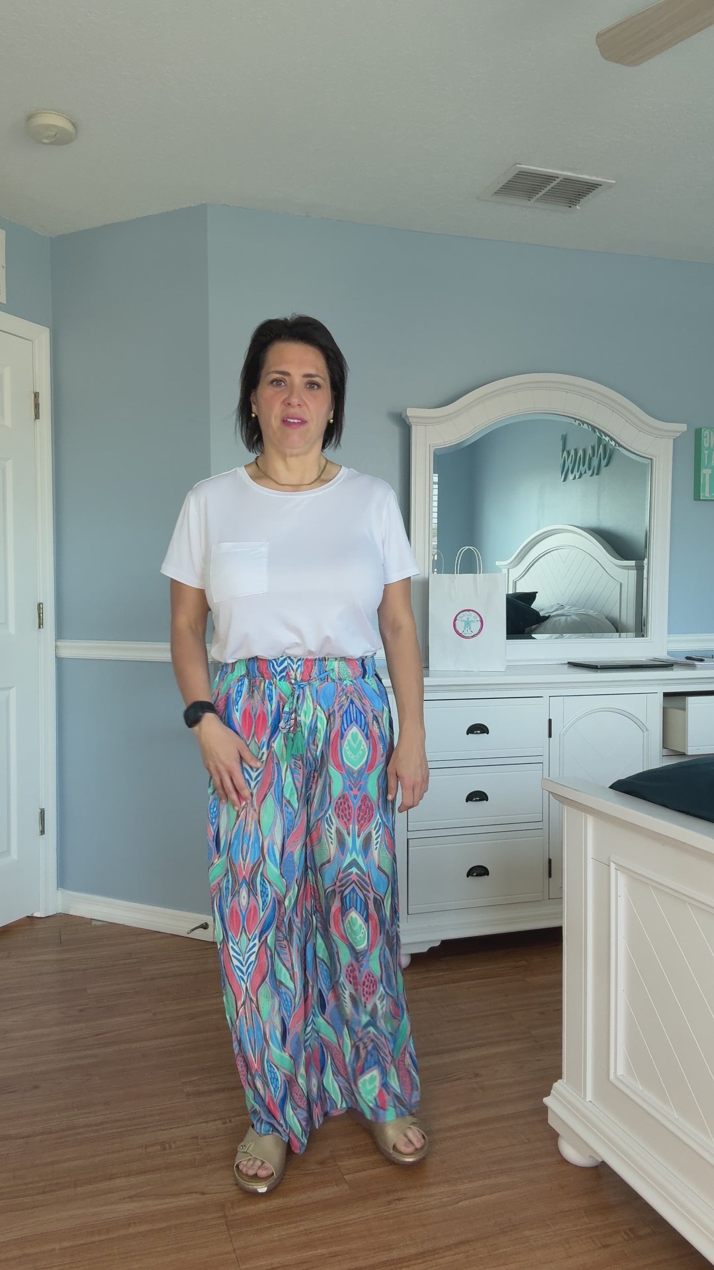 Oceanside Palazzo Pants